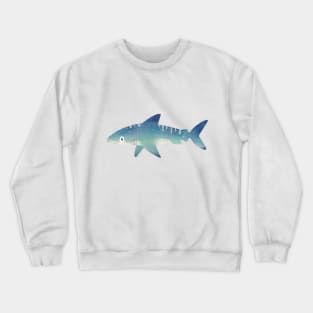 Little Blue Shark Crewneck Sweatshirt